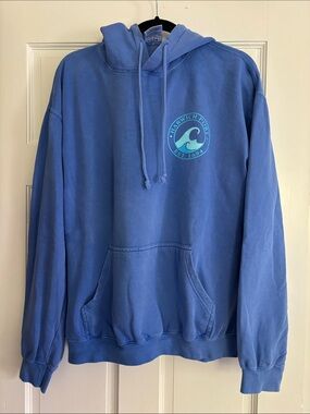 Soft as a grape Harwich Port Blue Logo Hoodie